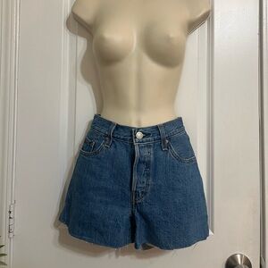 Levi's 501 Classic Blue Denim Shorts
